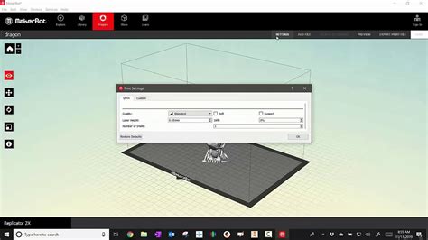MakerBot 3D Print Software .